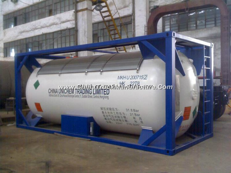 China Sell 10 Tons 20000 Liters LPG Tank Container for Nigeria Ghana
