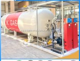 6 Ton LPG Automatic Gas Filling Station Mobile LPG Gas Filling Plant for Nigerian