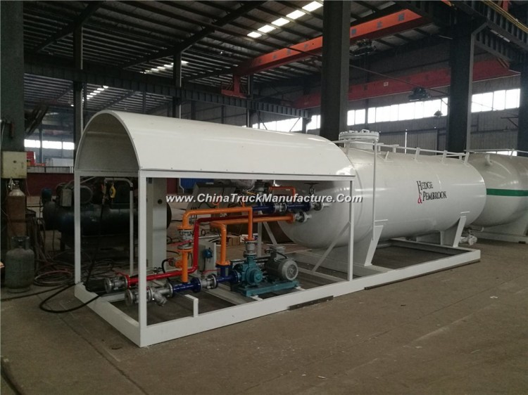 Nigeria LPG Skid Station 5tons LPG Gas Cylinder Filling Station