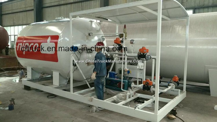 Factory Supply 10000liters 5tons 10m3 Auto LPG/Cooking Gas Plant for Filling Cylinder