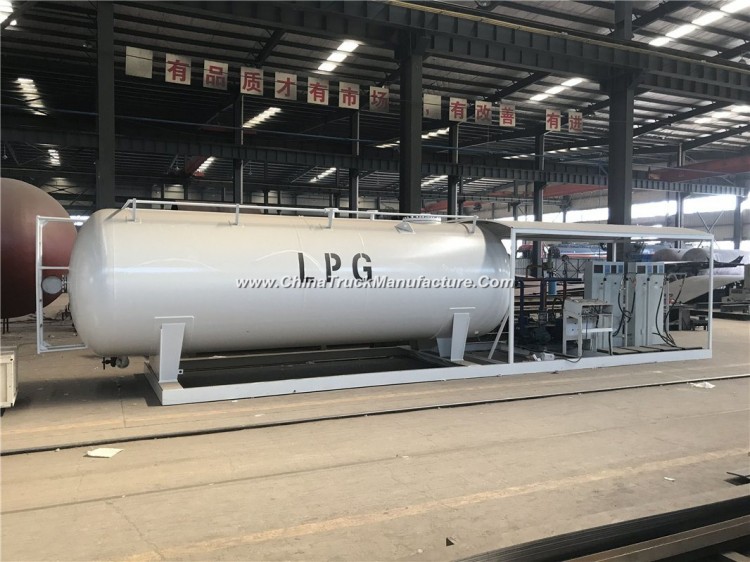 5tons LPG Mounted Station Mobile LPG Gas Filling Station Plant for Nigeria