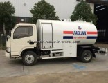  Dongfeng 6 Wheels 5500L LPG Gas Filling Truck for Gas Cylinder