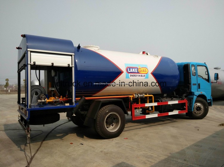 China Supplier 4X2 Dongfeng 15cbm LPG Bobtail Truck