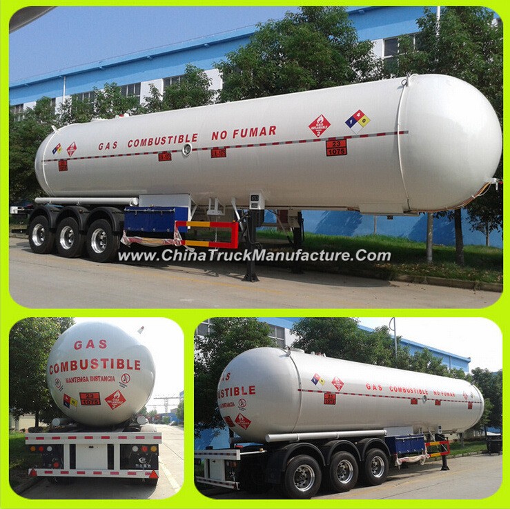 Factory Make Best-Selling China LPG Tanker Trailer for Sale Stainless Steel Pressure LPG Bulk Tank 3