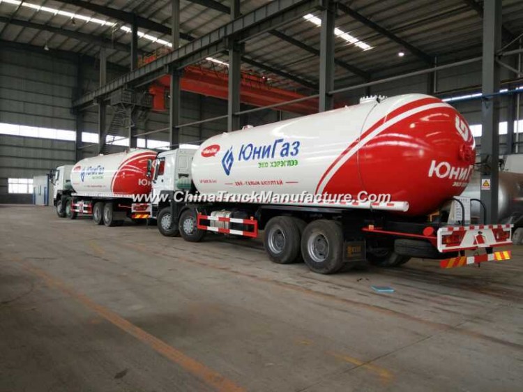 High Quality 35.5cbm 35000litres 17.5tons LPG Tank Truck for LPG Delivery