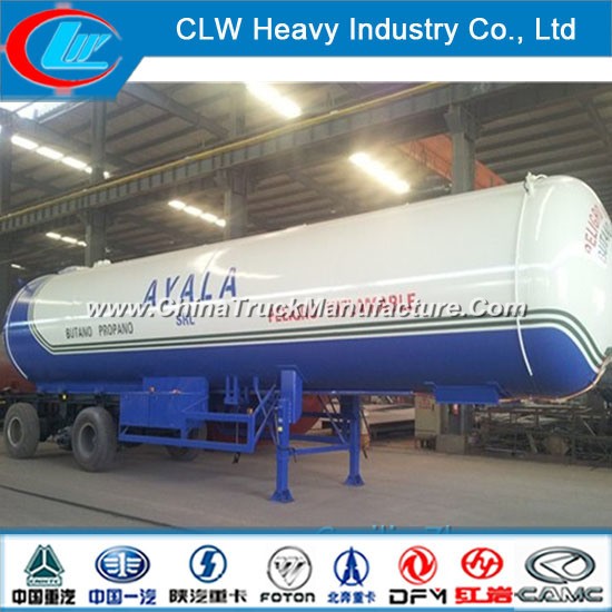 Clw Export LPG 40m3 Propane Semi-Trailer with Two Axles