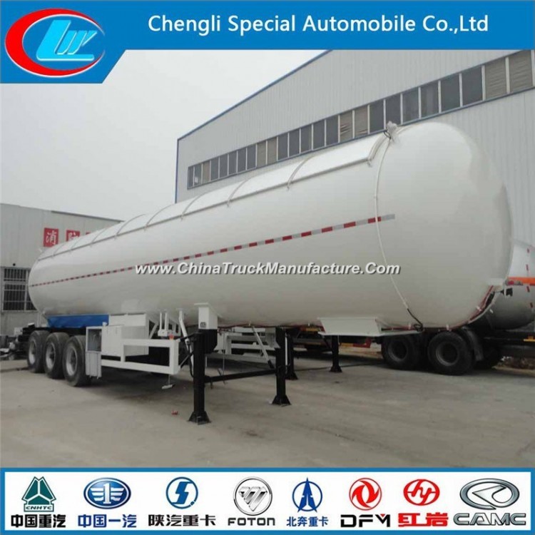 China Chemical LPG Semi Trailer Isobutane Propane Tanker Trailer Mounded Bulltes Tri-Axle Semi Trail