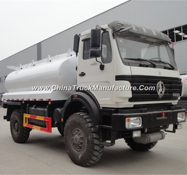 China Factory Sale 10m3 Euro3 Beiben 4X4 Fuel Tanker