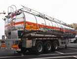  Aluminum Alloy 3 Axle 48cbm Fuel Tanker Semi Trailer