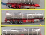 60m3 Stainless Steel Petrol Fuel Oil Tank Trailer