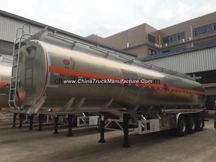 3 Axle 35000L 42000litres Insulated Stainless Steel Aluminum Alloy Fuel Tank Semi Trailer