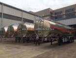 40000litres Insulated Aluminum Alloy Fuel Tank Semi Trailer for Phenol Asphalt Sulfur
