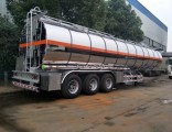 Tri-Axle 40000 Liters Stainless Steel Diesel/Oil/Petrol/Fuel Tanker Trailer for Sale