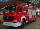 HOWO Fire Truck, Fire Fighting Truck with Fire Extinguisher, Fire Truck