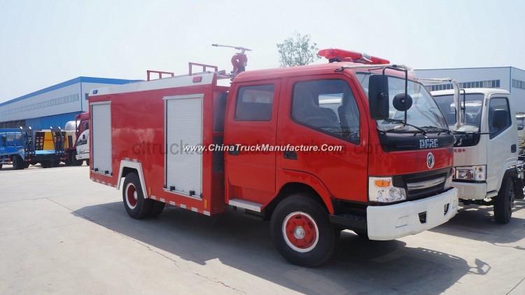 Dongfeng 4X2 Capacity 5tons 10tons 20tons Water Foam Fire Truck