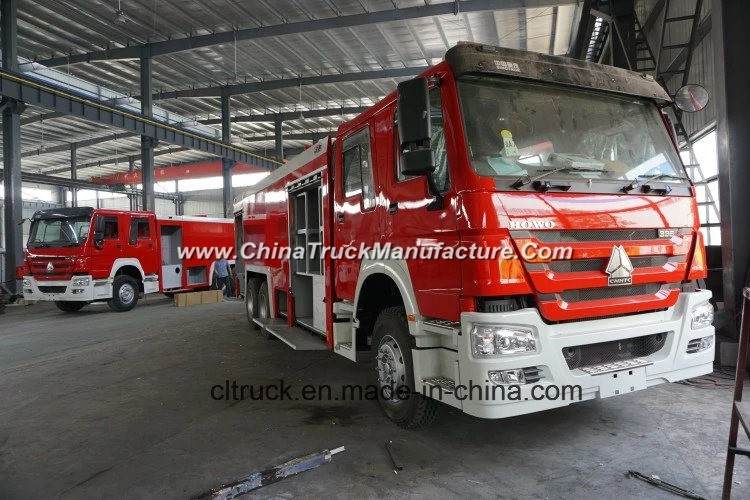 HOWO 6X4 12000liters Fire Fighting Rescue Truck