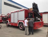 Japan Brand 4X2 Fire Fighting Rescue Truck with Crane