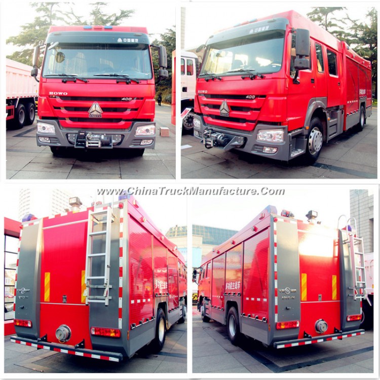 Good Quality Sinotruk HOWO Fire Truck Volume 5cbm-10m3, Fire Fighting Truck with Fire Extinguisher, 