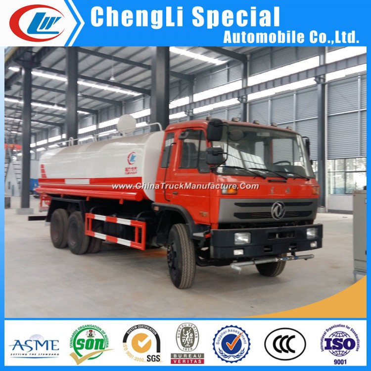 LHD or Rhd Dongfeng 6X4 20000liters 20ton Water Tank Truck for Sale