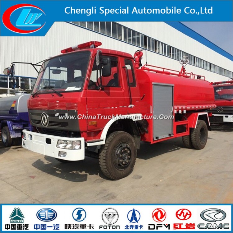 Dongfeng 8000L Fire Sprinkler Truck, 8cbm Water Truck Fire Fighting Truck