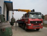 Sinotruk HOWO 8X4 15tons Mobile Crane Truck Mounted