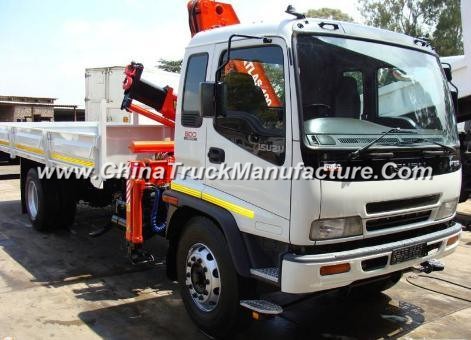Isuzu Telescopic Boom 5tons Hydraulic Truck Mounted Crane for Sale