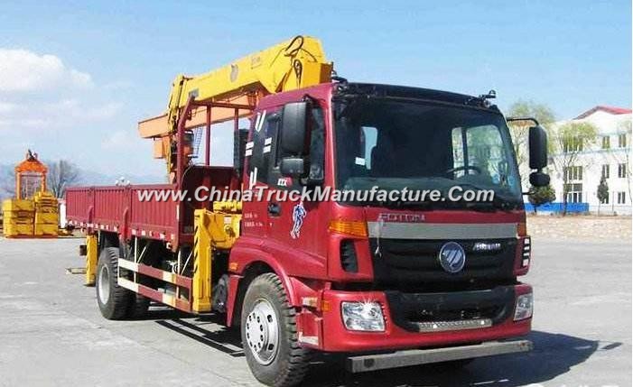 Factory Good Cheap Foton 5tons 8tons 4X2 Hoist Truck with Crane Lifting for Sale