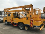 Rotate 360 Degree Truck Mounted Boom Lifts Hydraulic Aerial Cage Truck for Engineering