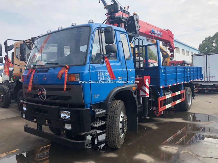 Dongfeng 5tons 8tons Hydraulic Telescopic Truck Mounted Crane