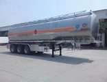 3 Axles 45 Cbm Fuel Oil Transport Tanker Truck Semi Trailer