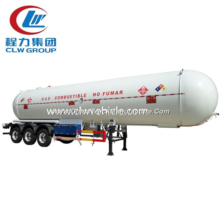 3 Axles 40cbm 20ton Large LPG Propane Tanker Semi Trailer for Sale