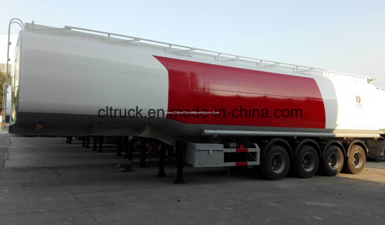 3 Axle 45000liters Mild Steel Oil Gas Tank Trailer for Middle East