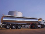 3 Axles 40, 000L Aluminium Alloy Fuel Oil Tank Semi Trailer