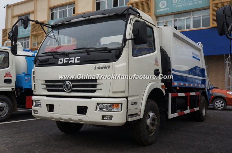 Dongfeng 6 Wheels 5ton LHD Compression Garbage Compactor Truck