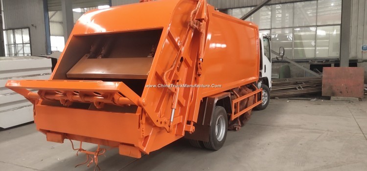 Japan Brand 7m3 Rear-End Hydraulic Loading Garbage Compactor