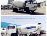 Concrete Mixer Truck with 8cbm, 9cbm, 10cbm Capacity Concrete Mixer Truck
