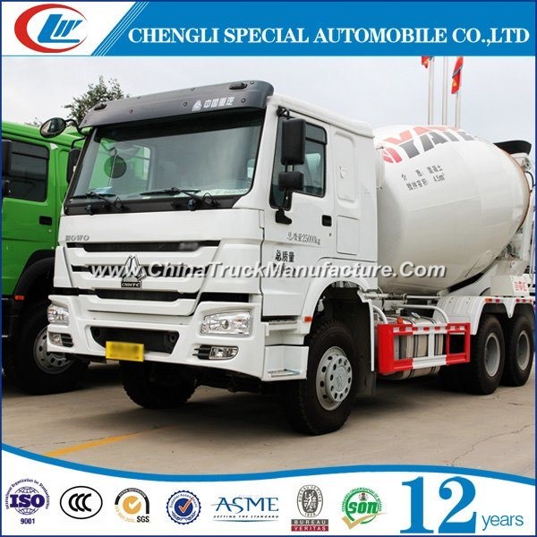 Sinotruk HOWO 6X4 10cbm 12m3 Self Loading Cement Mixer Tank Concrete Truck