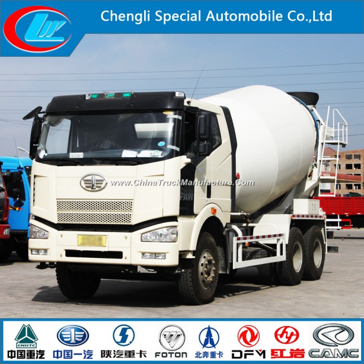 China Made Faw 6X4 Cement Mixer Truck 2015 New Concrete Mixer Truck