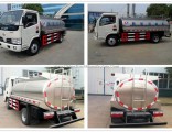 Dongfeng 4X2 5ton Fresh Mini Milk Delivery Tank Truck