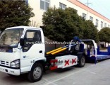 Japan Isuzu 5tons Flatbed Road Wrecker Truck for Sale