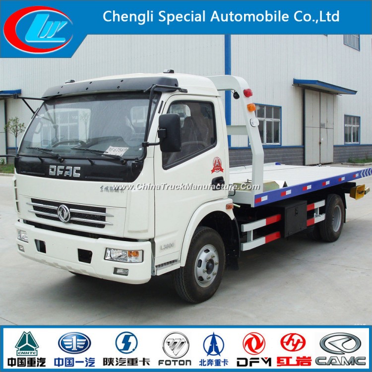 Dongfeng 4X2 6ton Road Wrecker Breakdown Recovery Tow Platform Pick up Truck