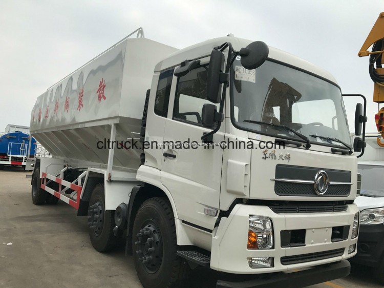 Dongfeng 6*4 Rhd Bulk Puffed Feed Carriage Bulk Pelleted Feed Truck