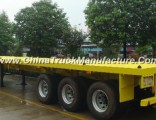 3 Axle Flat Bed Container Semi Trailer
