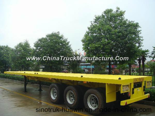 40 Feet 3 Axle Container Semi Trailer with Twist Lock