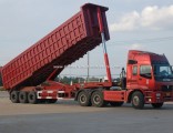 Sinotruk China Supplier Dump Trailer Front Tipping with 3 Axle