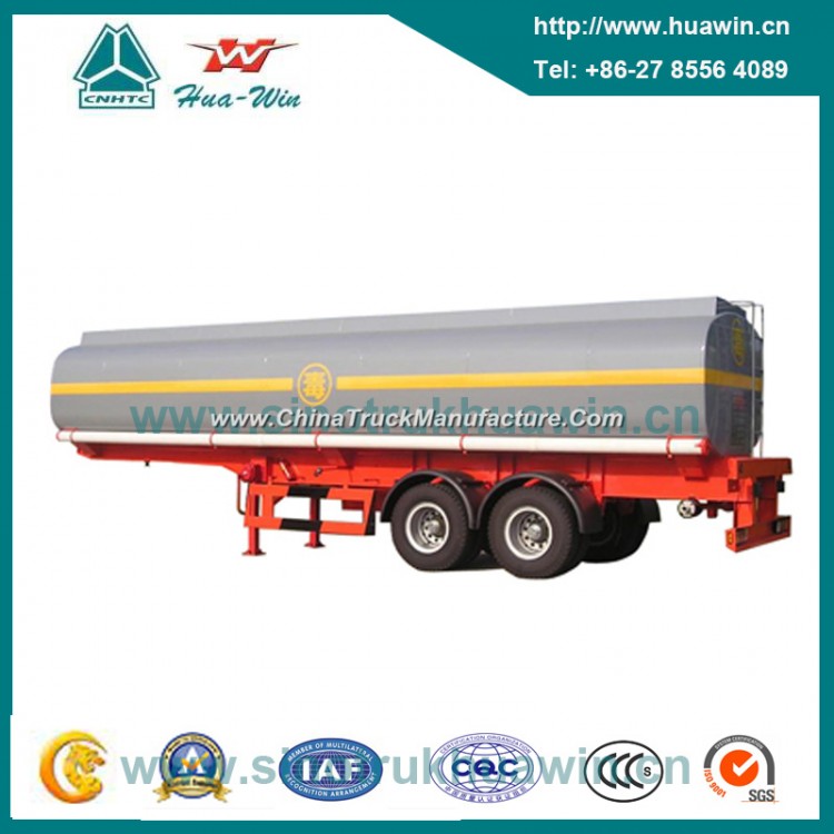 2 Axles 50 Tons Fuel Tank Semi-Trailer for Sale