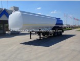 3 Axle Carbon Steel 60cbm Oil Transportation Fuel Tanker Semi Trailer