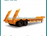 Dual Axle Low Bed Semi Trailer for Sale