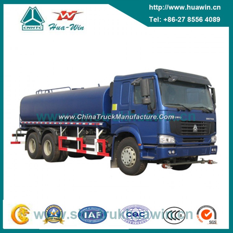 Sinotruk HOWO 6X4 Sanitation Water Spray Truck 15cbm