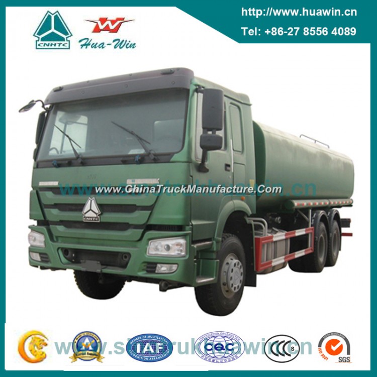 Sinotruk HOWO 6X4 Water Tanker Truck 18 Cbm